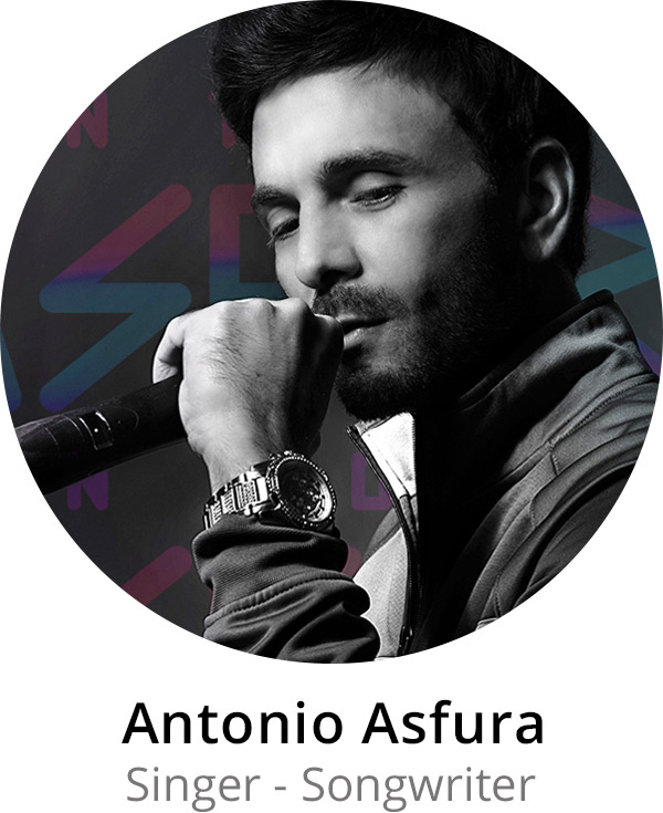 Singer and songwriter Antonio Asfura.