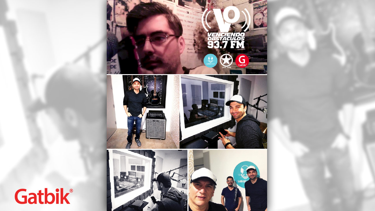 Interview of Antonio Asfura at 93.7 FM radio station in Argentina by Javier Salom&oacute;n for Radio Venciendo Obst&aacute;culos.