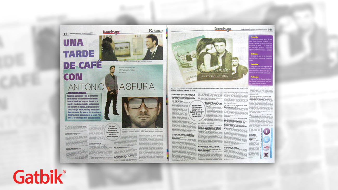 Una tarde de café con Antonio Asfura. La Tribuna, Honduras.