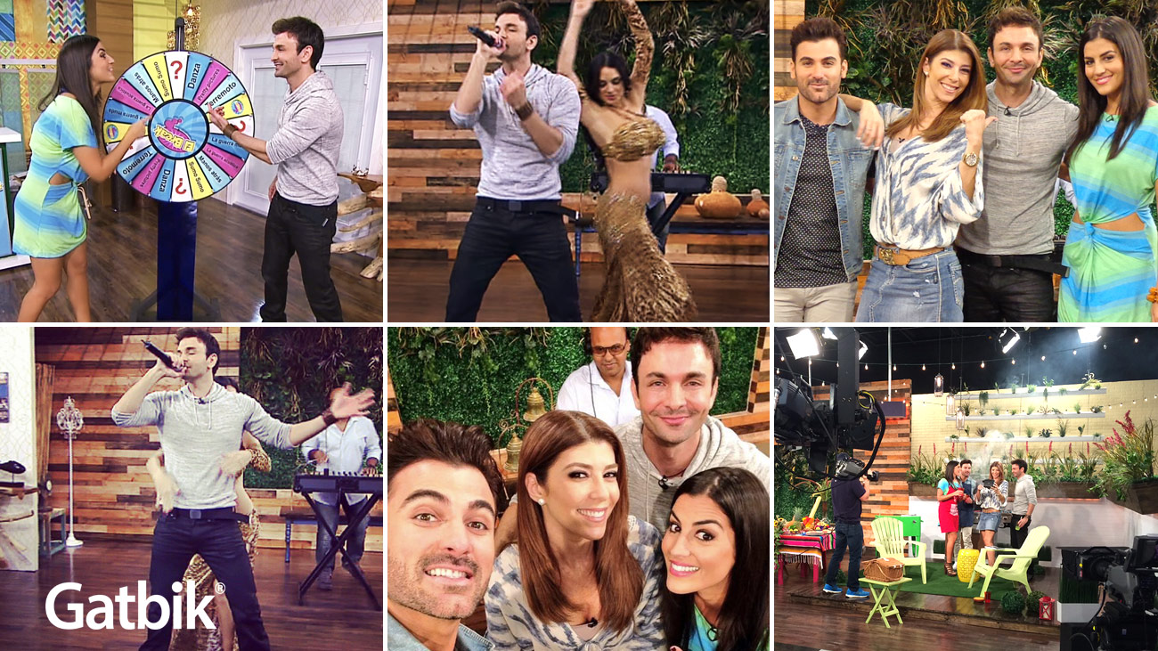 Antonio Asfura in TV show "Tu D&iacute;a Alegre" by Venevisi&oacute;n, Unim&aacute;s, in Miami.